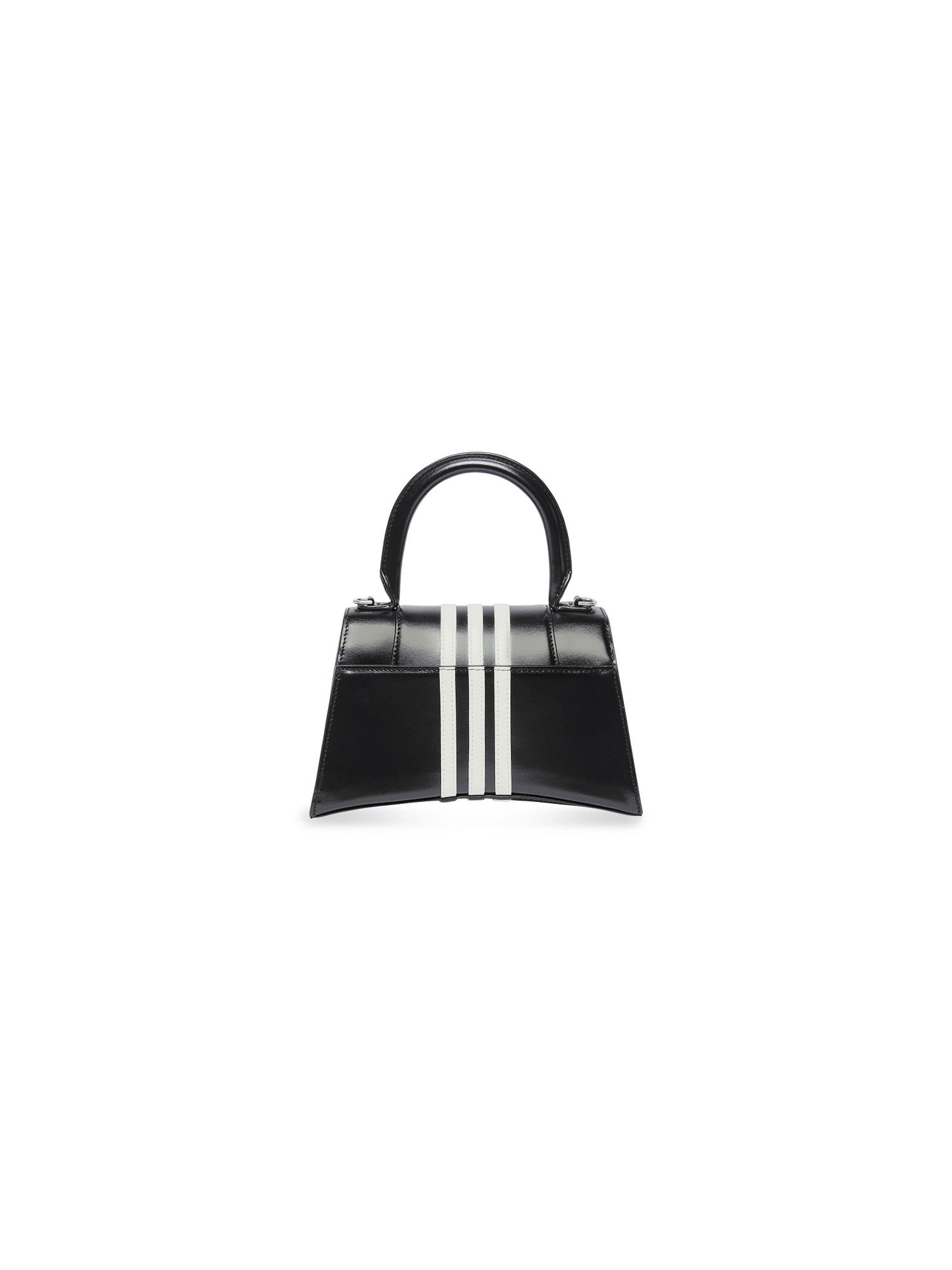 Balenciaga x Adidas Hourglass Box black & white Small Handbag - Black & White