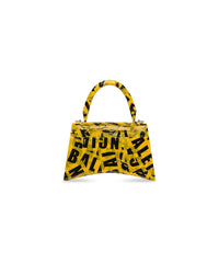 Hourglass Small Handbag Box With Tape - Yellow & Black