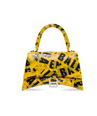 Hourglass Small Handbag Box With Tape - Yellow & Black