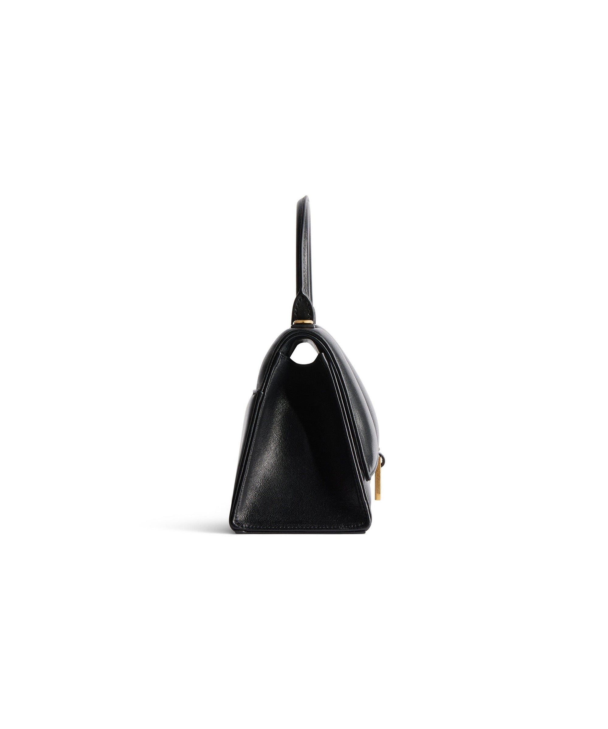 Hourglass Small Handbag - Black