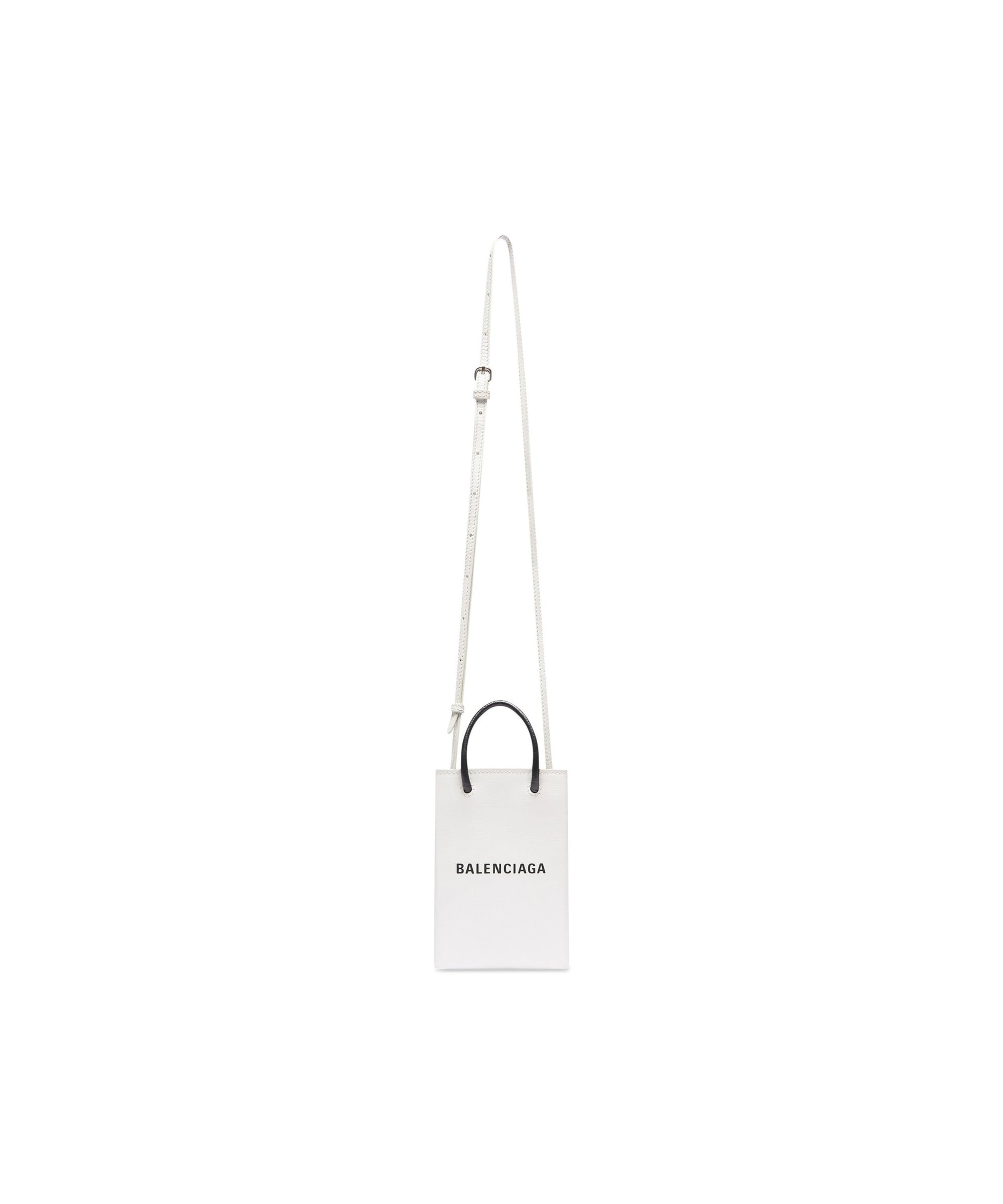 Shopping Phone Holder - White