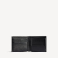 Cash Square Folded Coin Wallet - Black