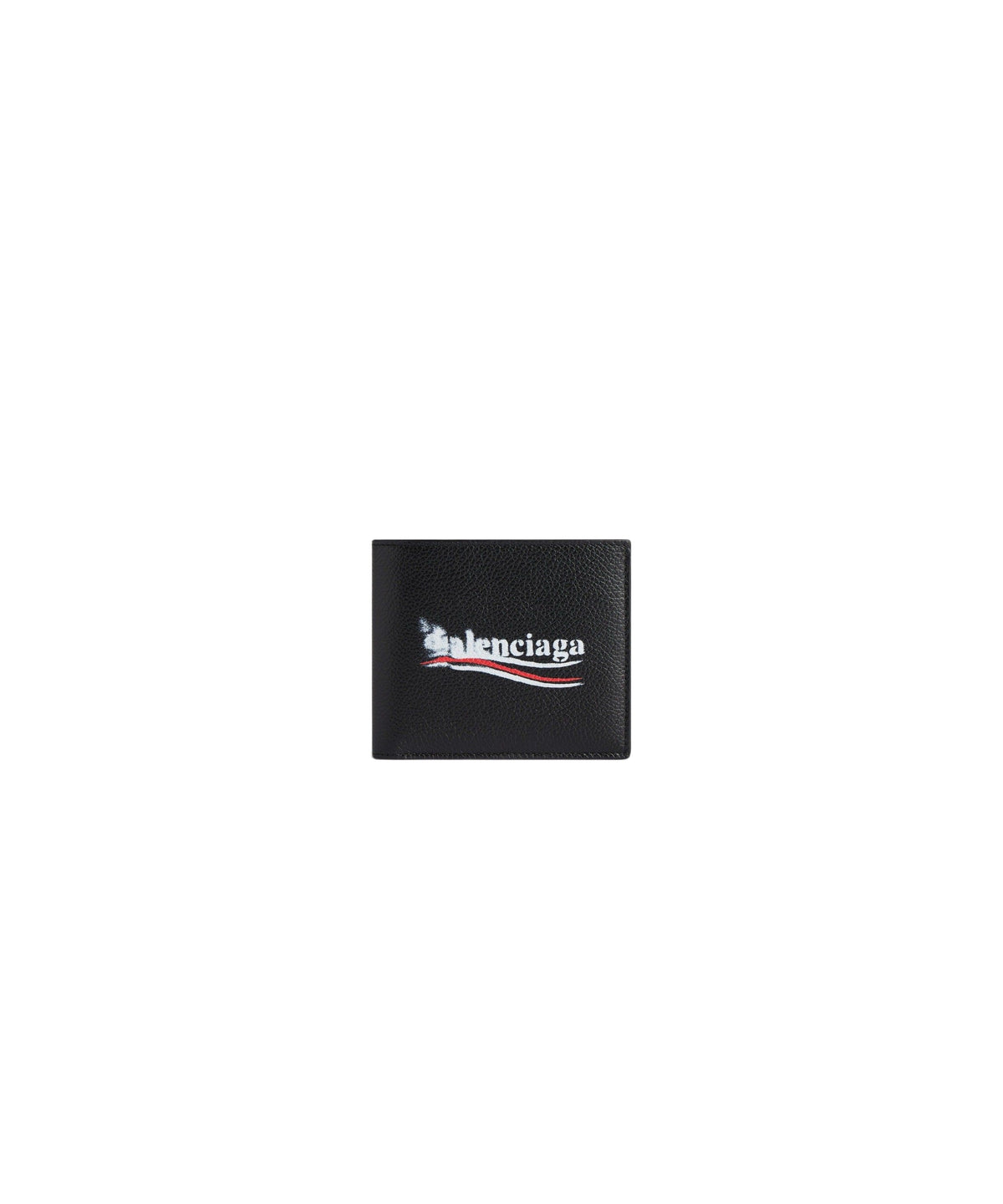 Cash Square Folded Coin Wallet - Black