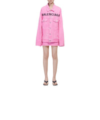 Front Logo Jacket - Vintage Pink