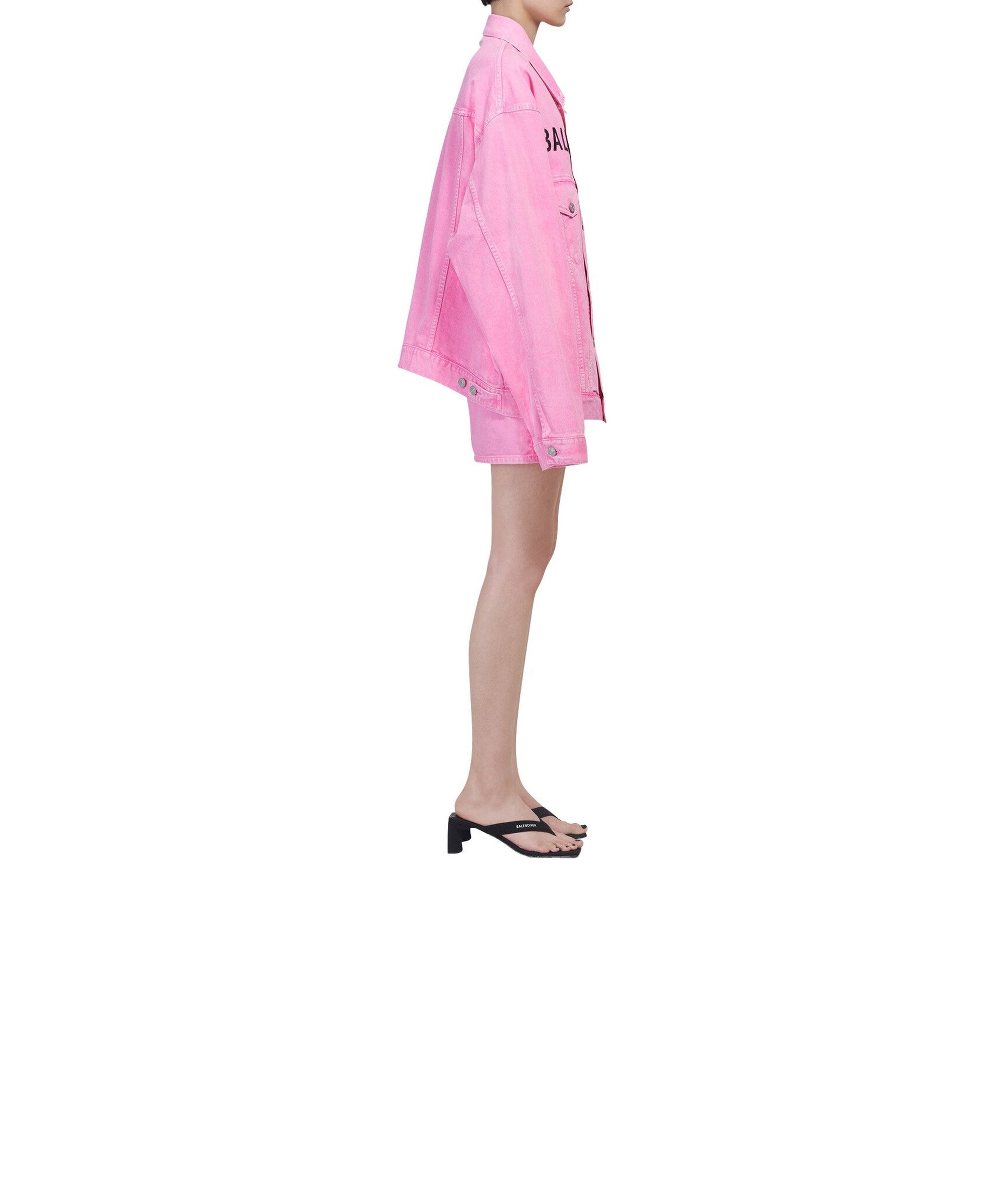 Front Logo Jacket - Vintage Pink