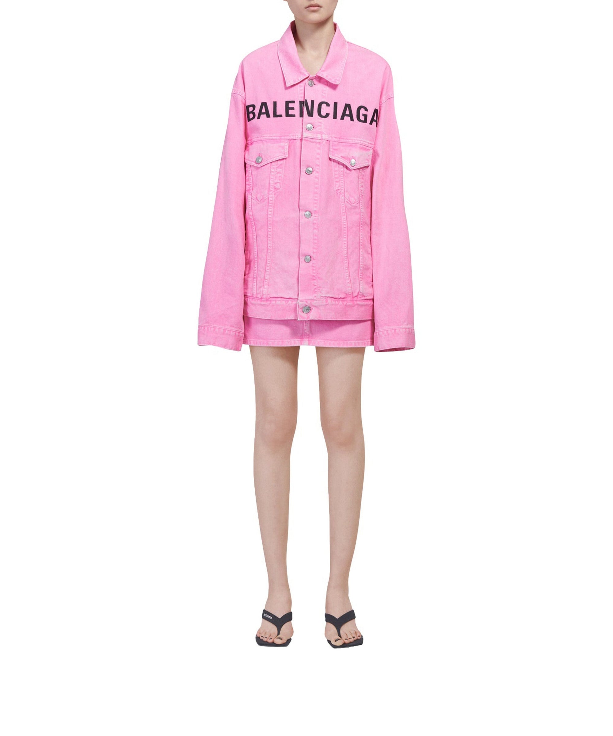 Front Logo Jacket - Vintage Pink