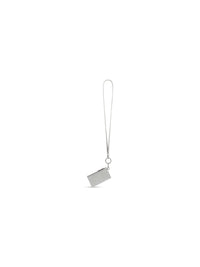 Cash Card Case silver On Keychain - Silver