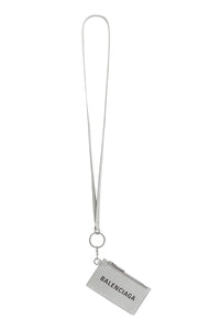 Cash Card Case silver On Keychain - Silver