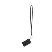 Cash Card Case On Keyring - Black