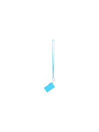 Cash Card Case blue On Keychain - Blue