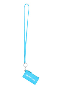 Cash Card Case blue On Keychain - Blue