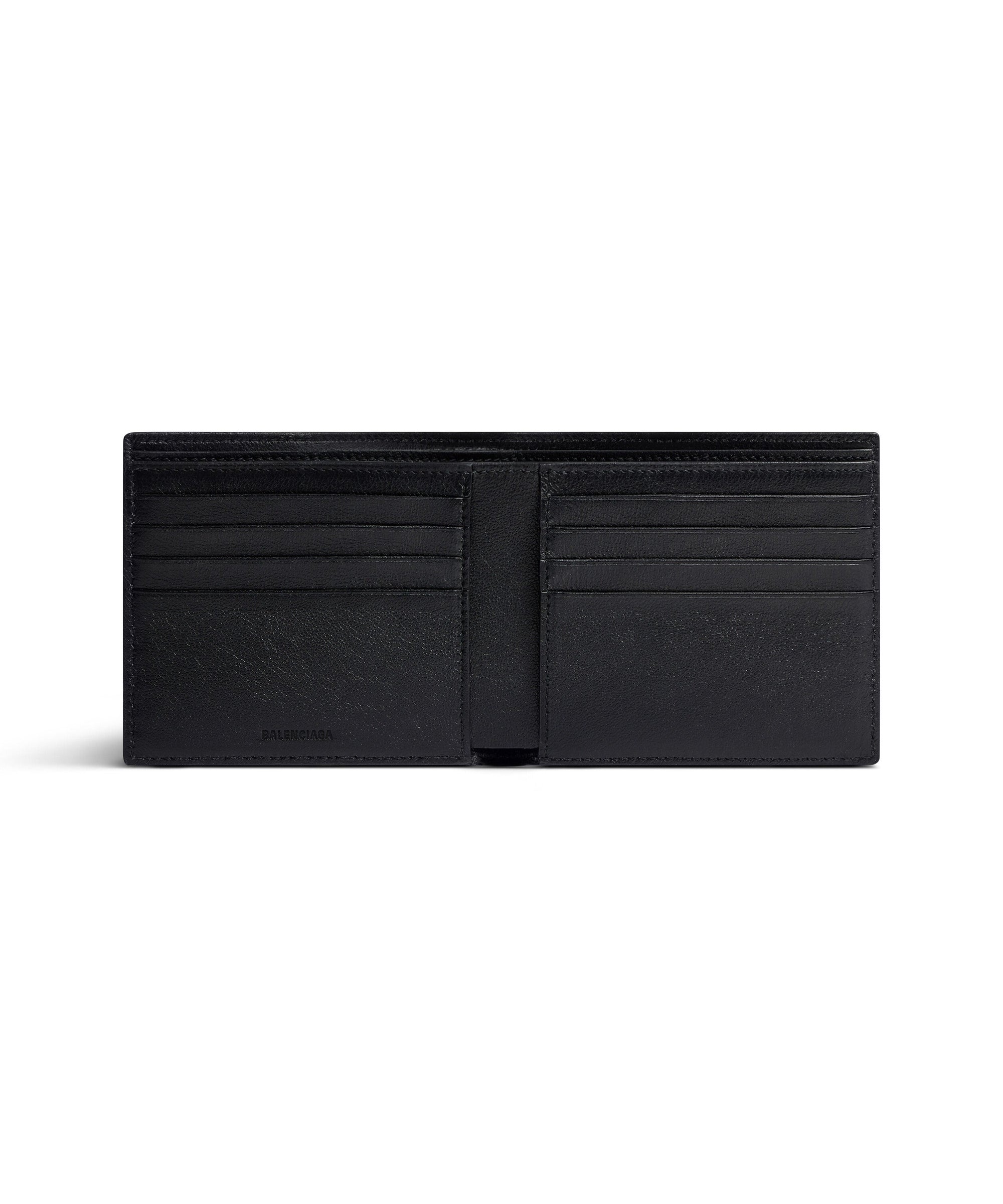 Cash Square Folded Wallet Box - Black & White