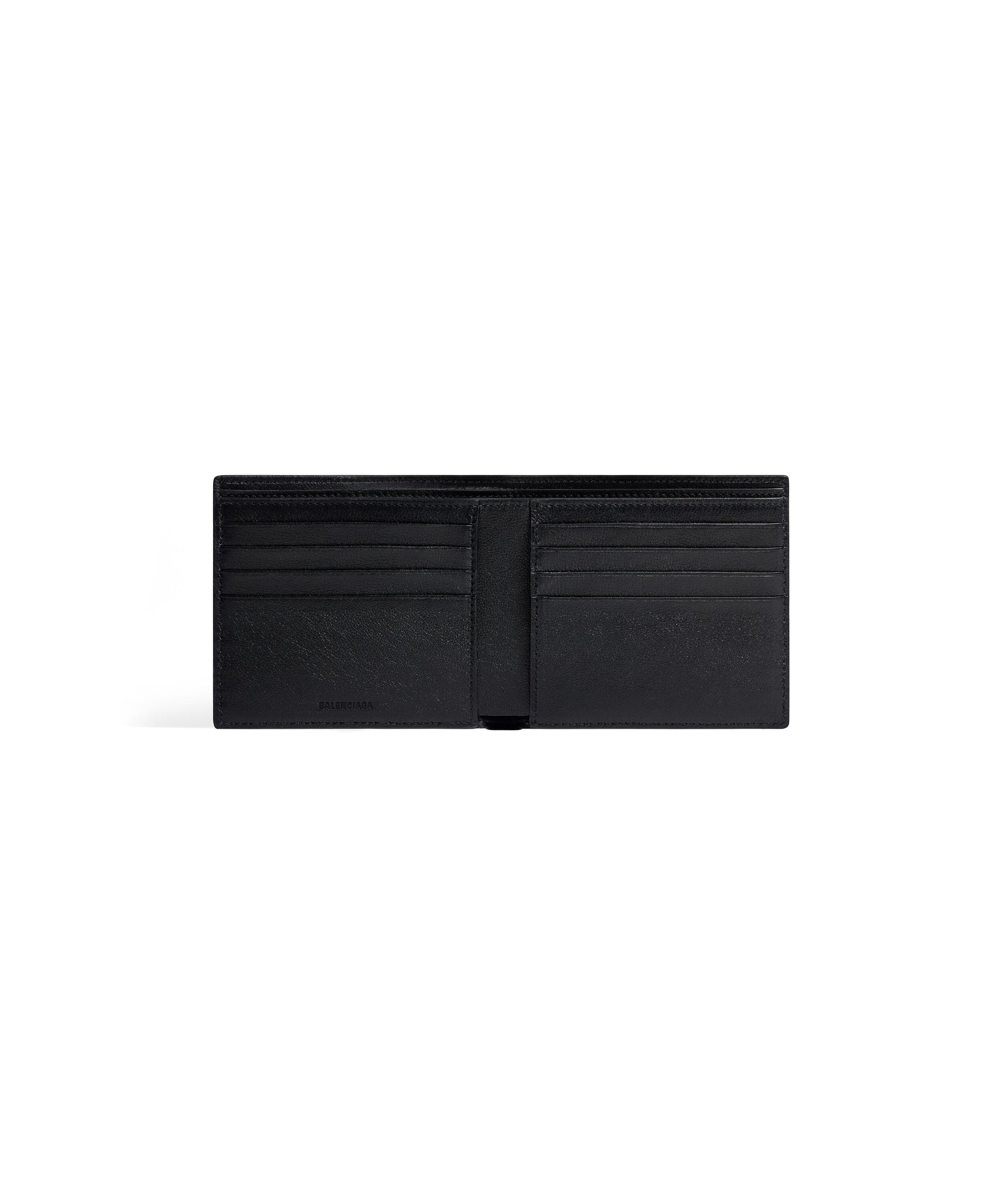 Cash Square Folded Wallet Box - Black & White