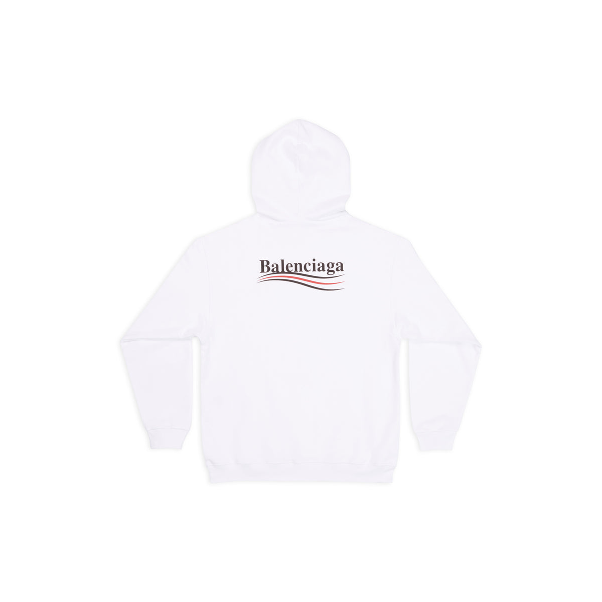 Political Campaign Hoodie Medium Fit - White