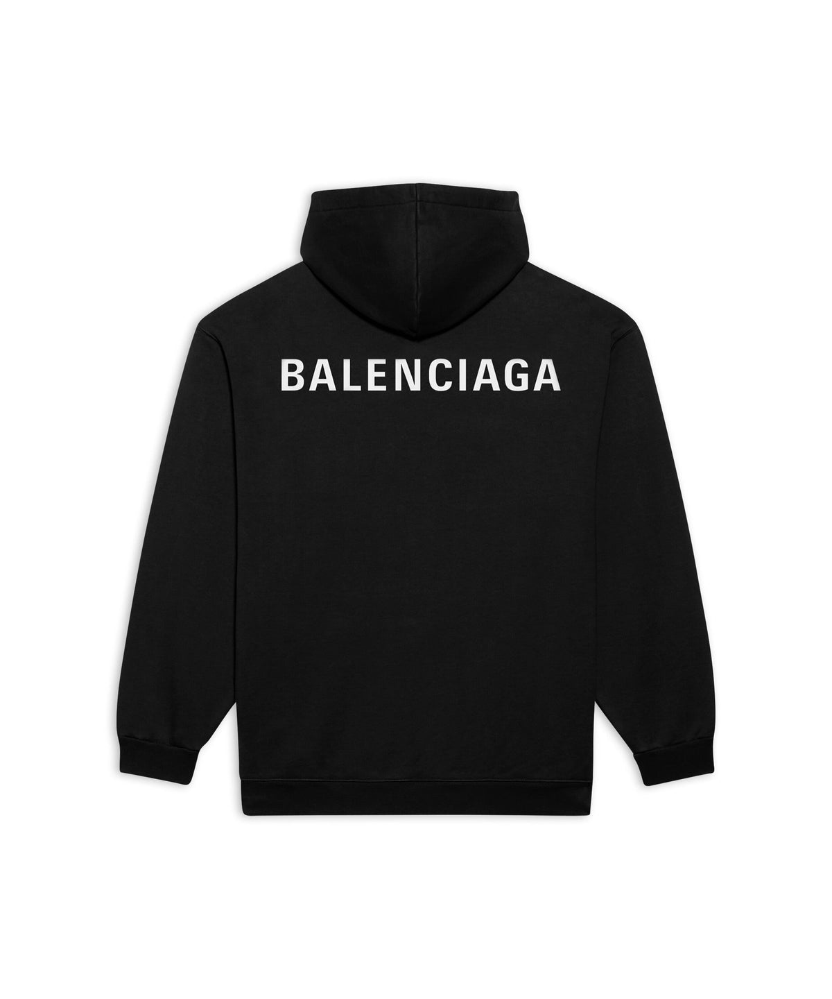 Balenciaga Back Hoodie - Black & White