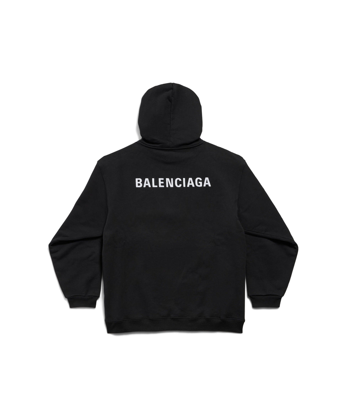 Balenciaga Back Hoodie - Black & White