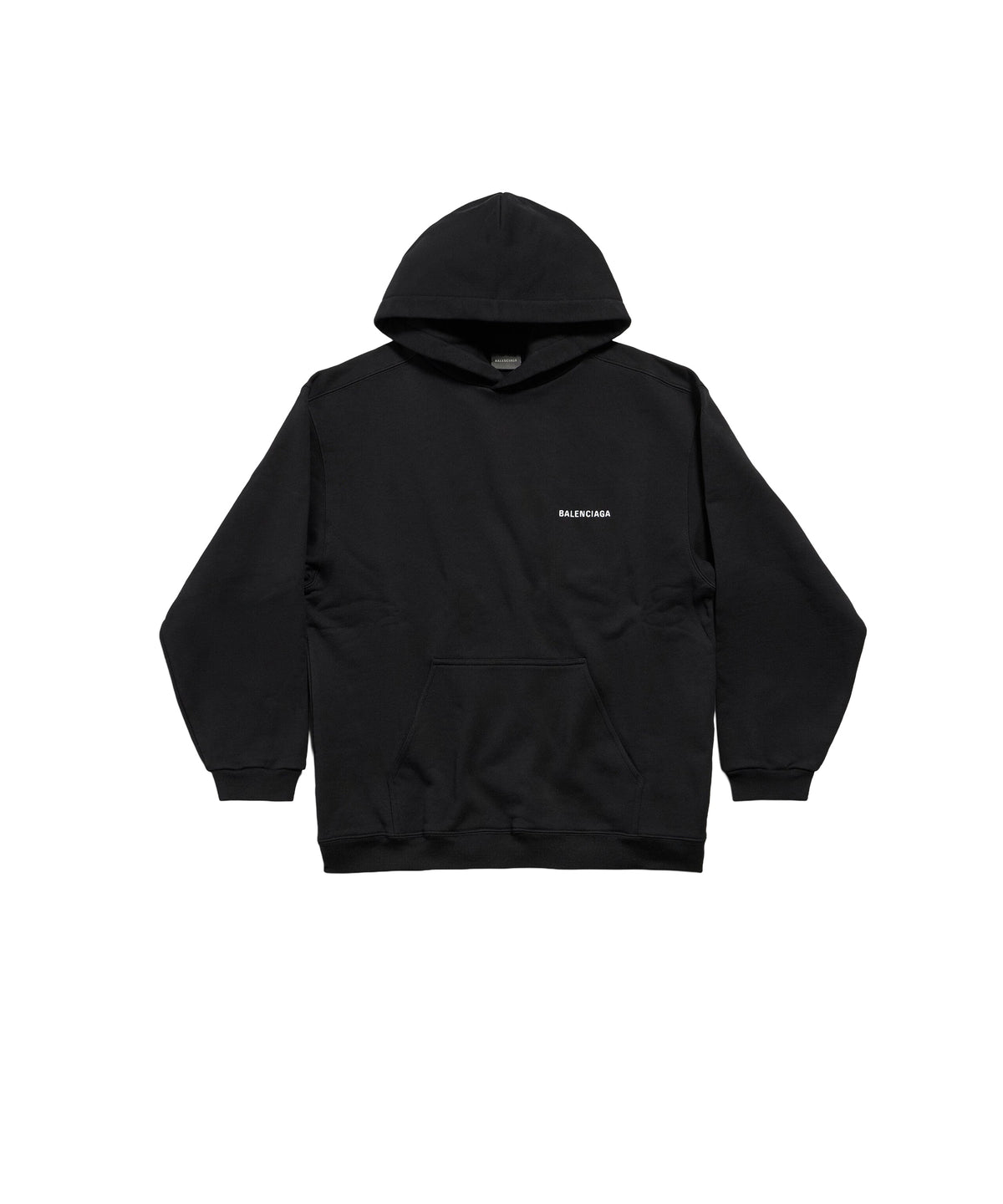 Balenciaga Back Hoodie - Black & White