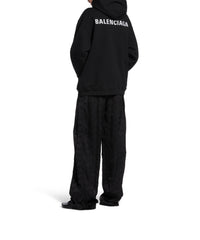 Balenciaga Back Hoodie - Black & White