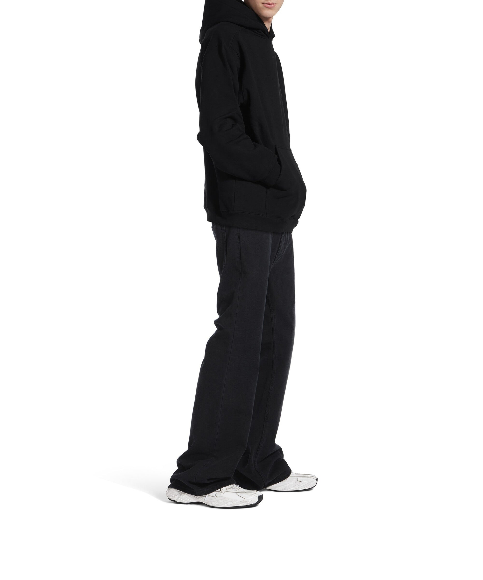 Balenciaga Back Hoodie - Black & White