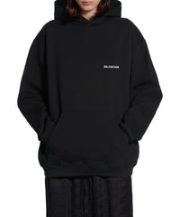 Balenciaga Back Hoodie - Black & White