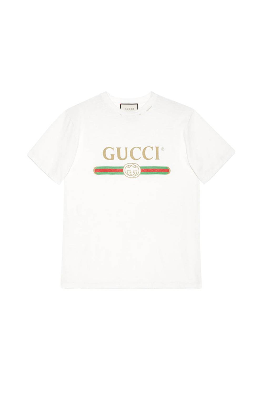 Gucci natural white printe T-shirt - Natural White Printe