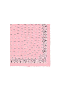 Large pink & black Bandana - Pink & Black