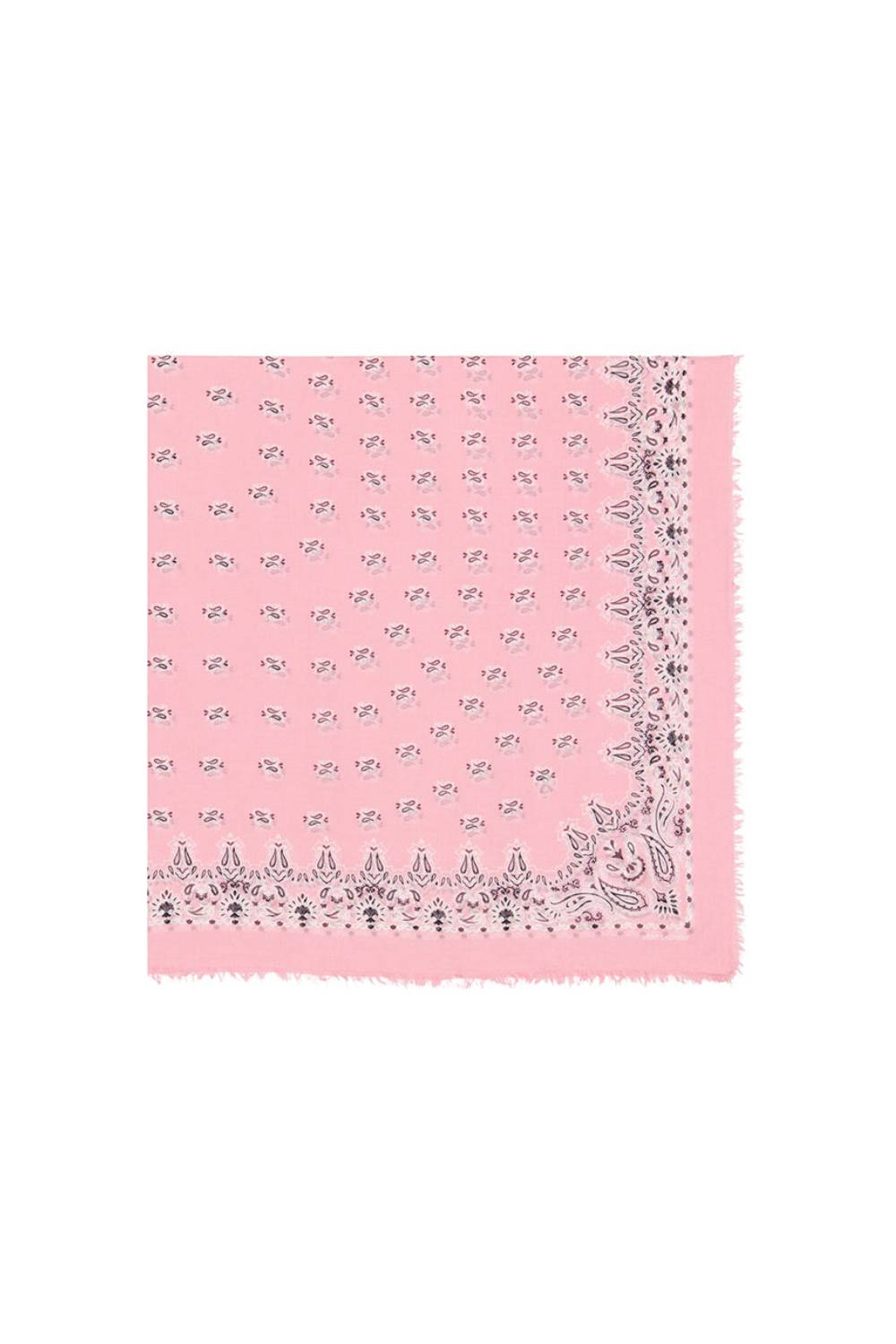Large pink & black Bandana - Pink & Black