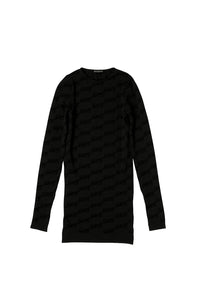 BB Monogram black Top - Black