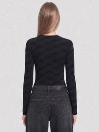 BB Monogram black Top - Black