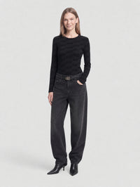 BB Monogram black Top - Black