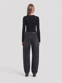 BB Monogram black Top - Black