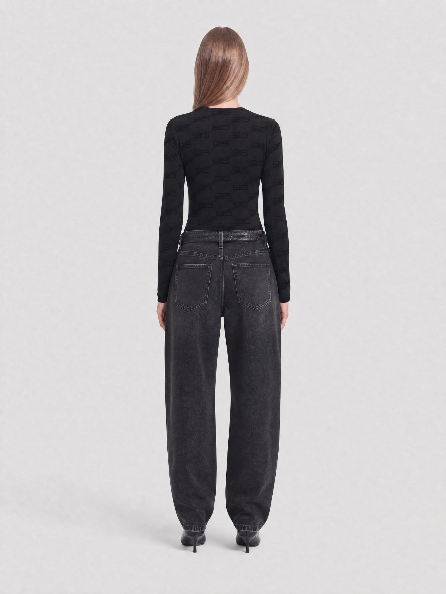 BB Monogram black Top - Black