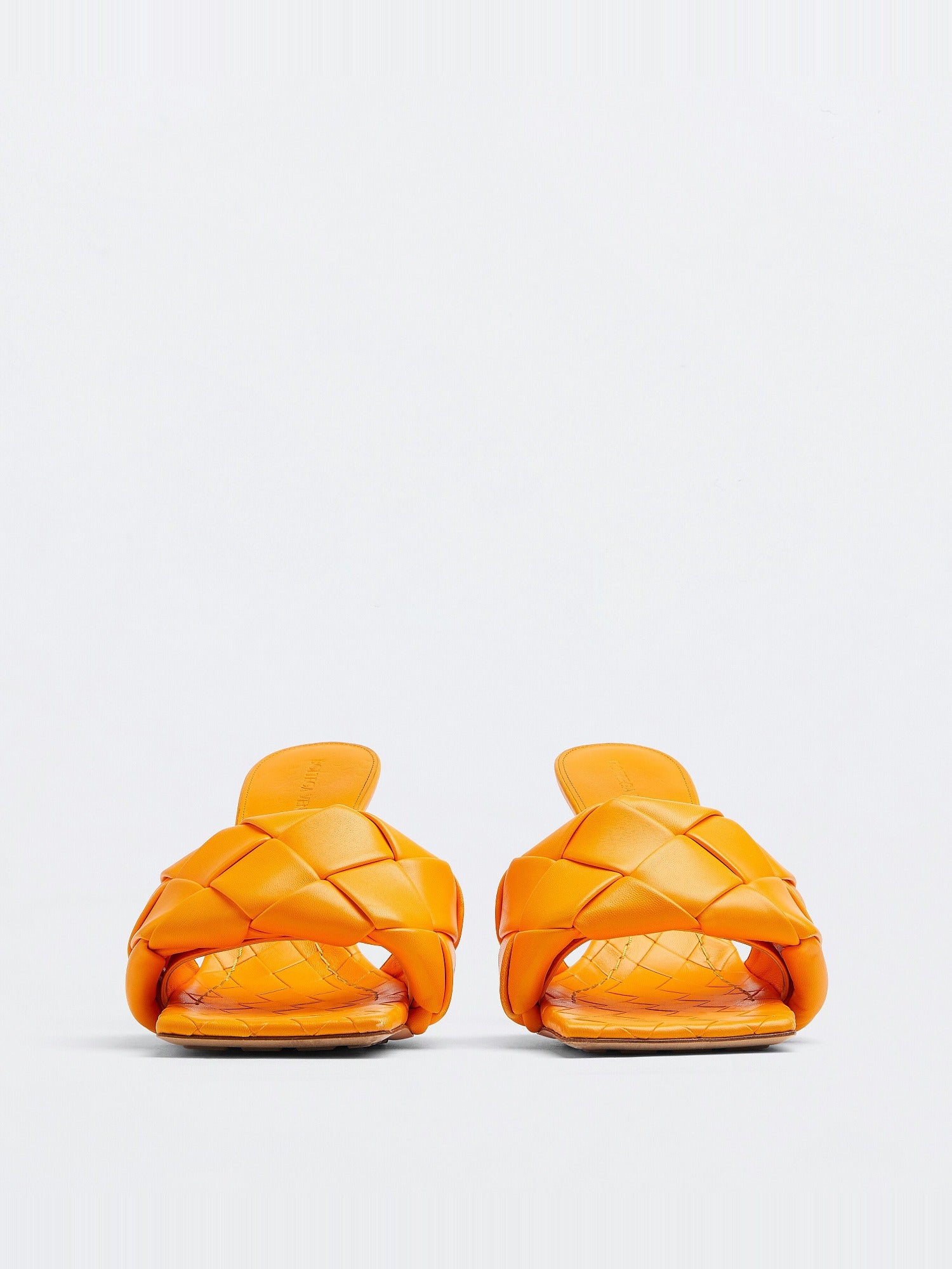 Lido tangerine 90mm Mules - Tangerine