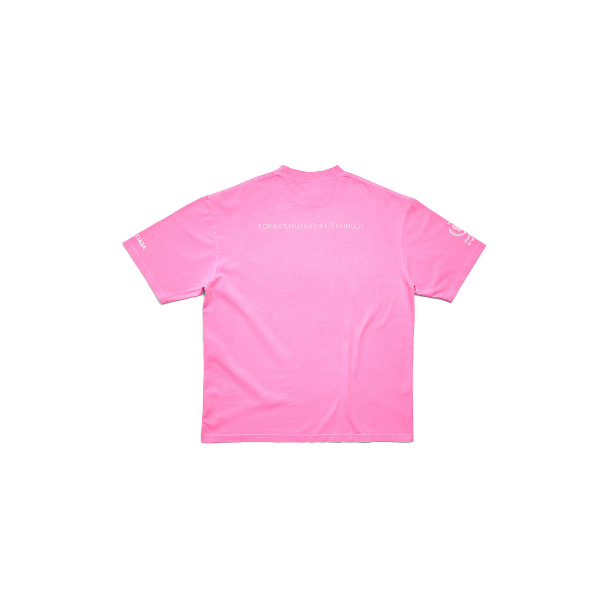 WFP T-Shirt - Fluo Pink & White