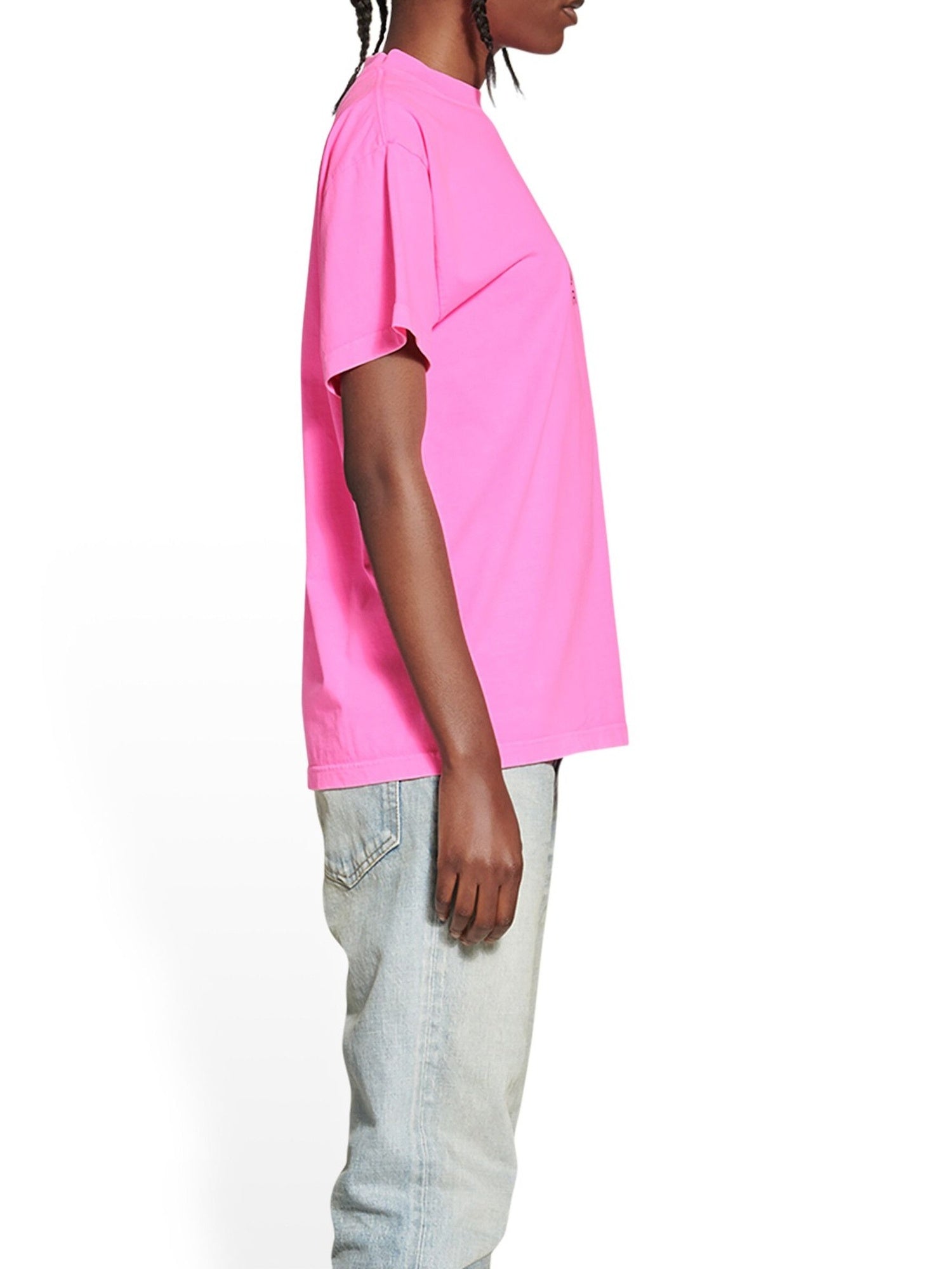 520 bubble gum & black T-shirt - Bubble Gum & Black