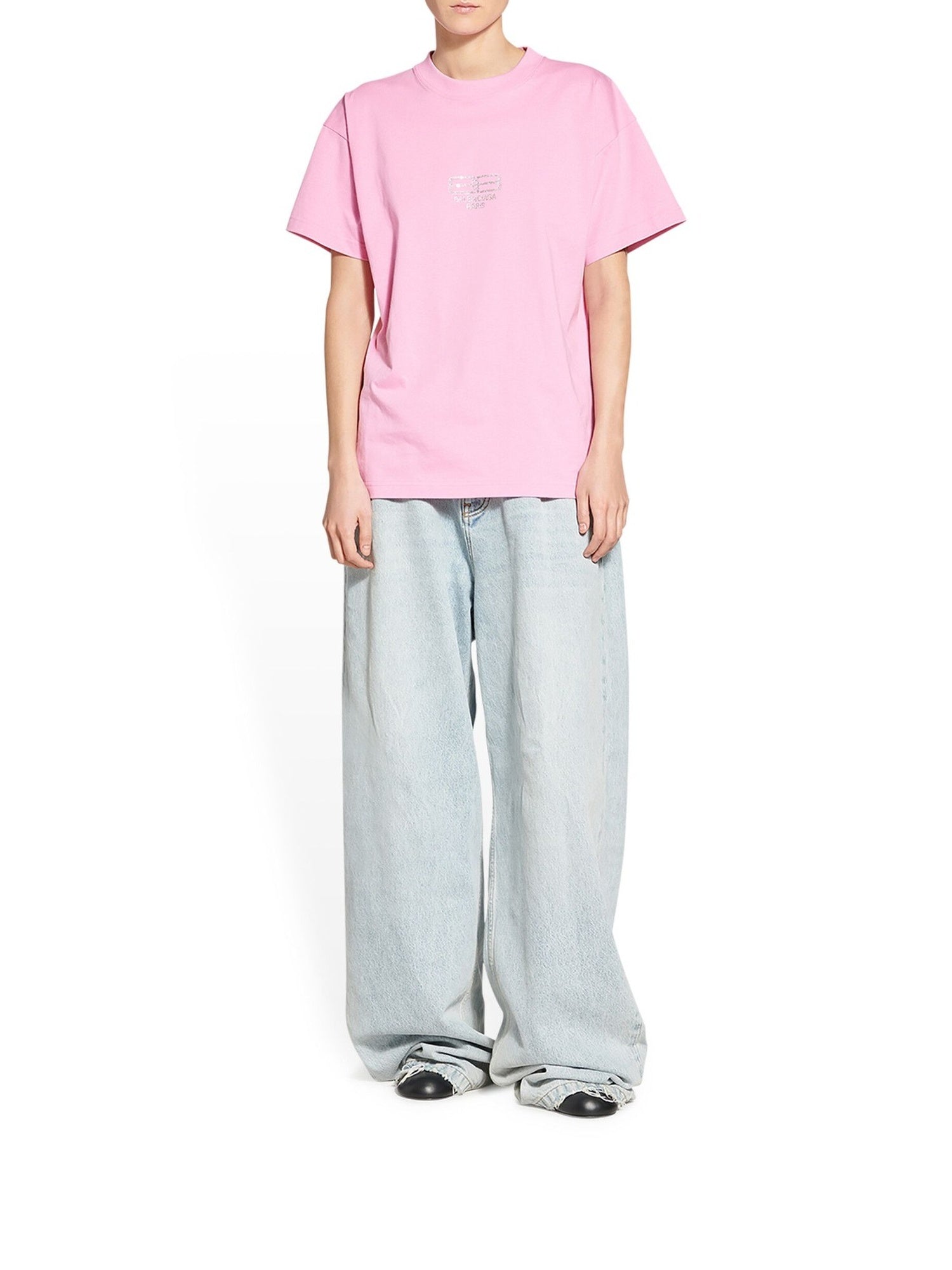 BB Paris Icon pink & silver T-shirt - Pink & Silver