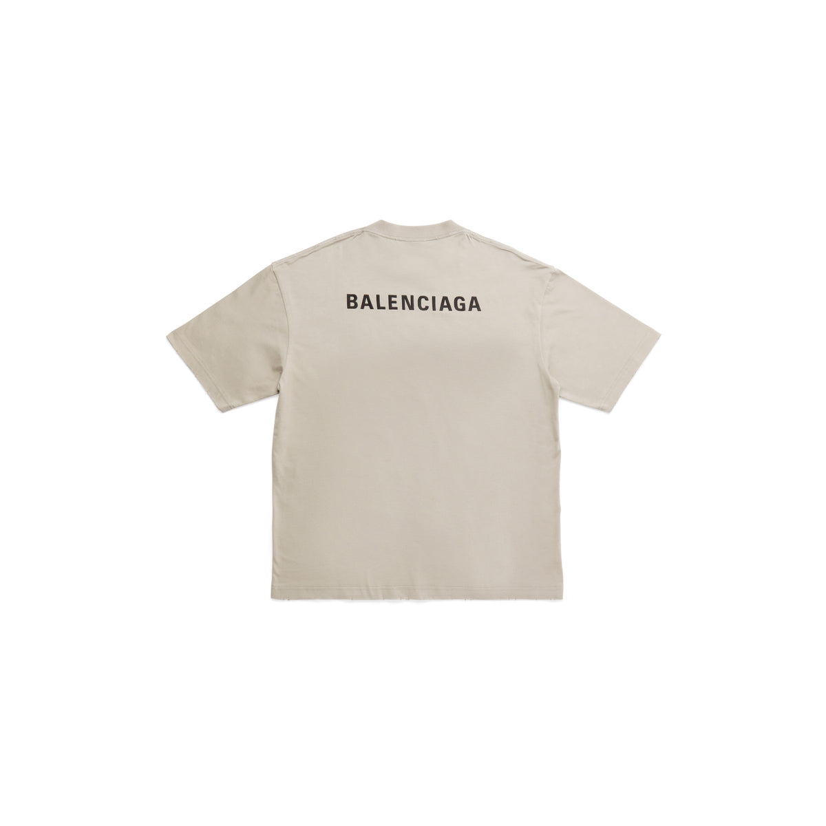 Balenciaga Back T-Shirt - Dust & Black