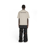 Balenciaga Back T-Shirt - Dust & Black