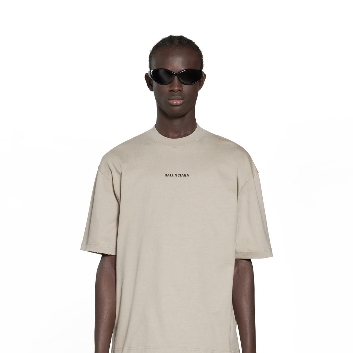 Balenciaga Back T-Shirt - Dust & Black