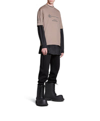 WFP T-Shirt - Taupe & Black