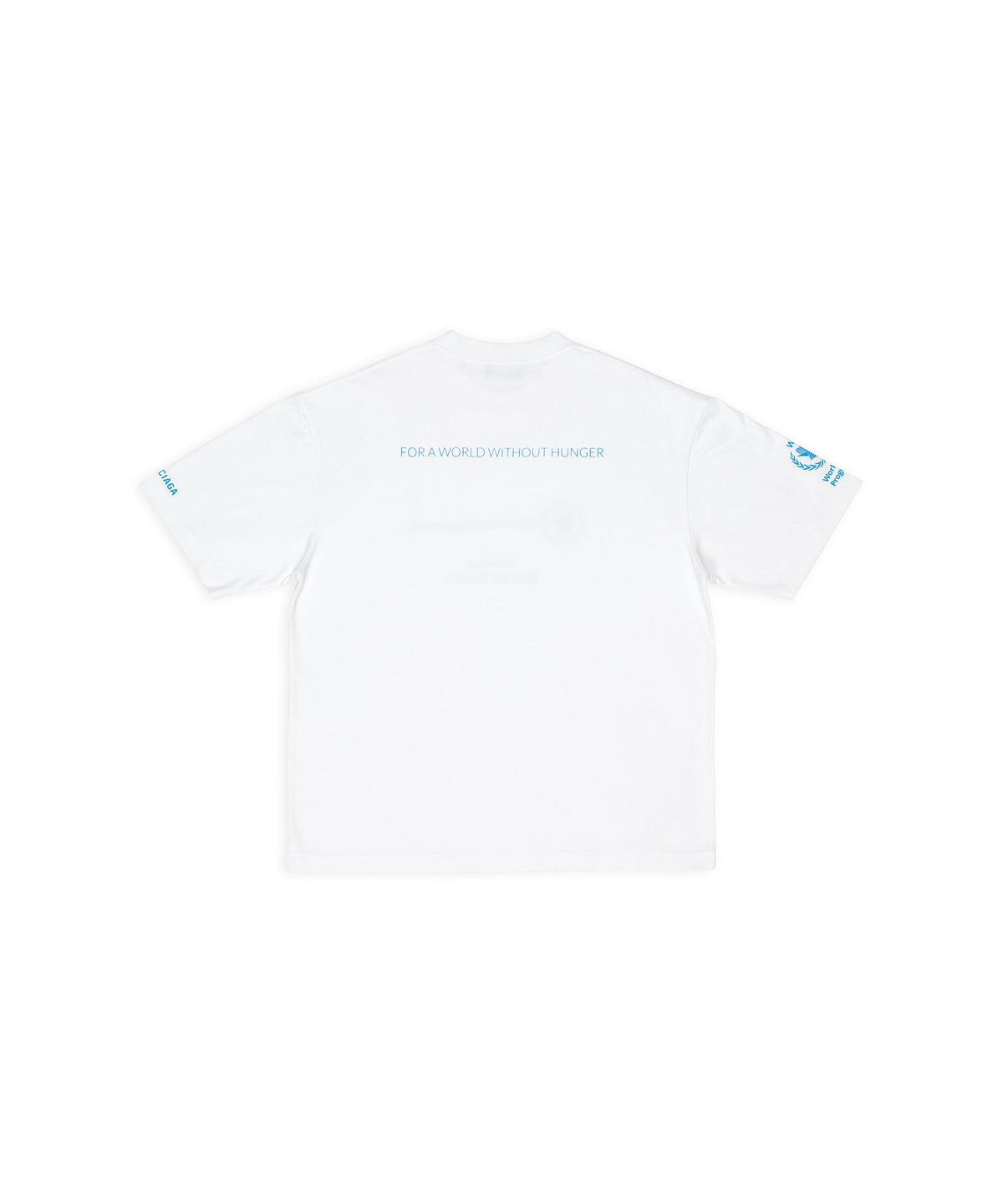 WFP T-Shirt - White & Blue