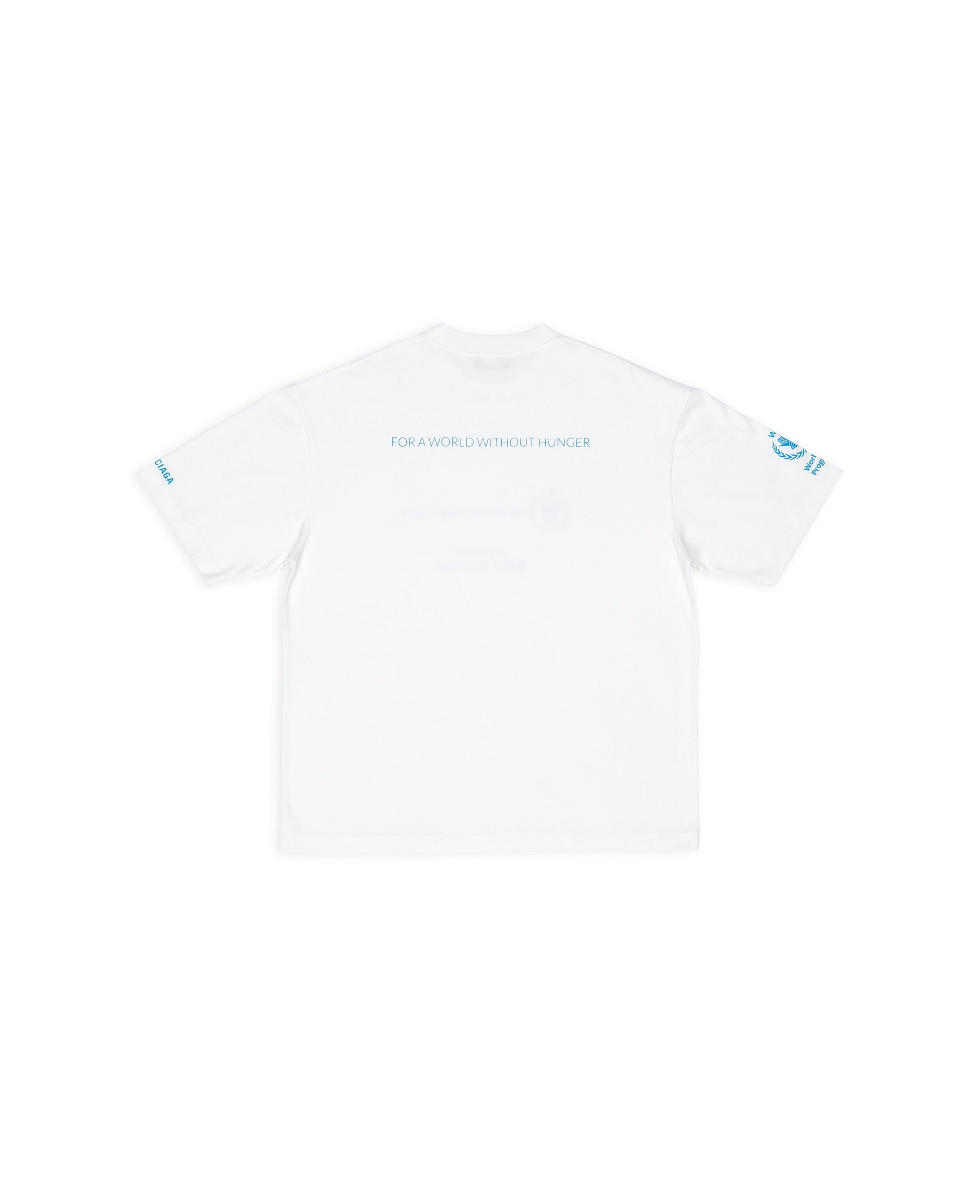 WFP T-Shirt - White & Blue