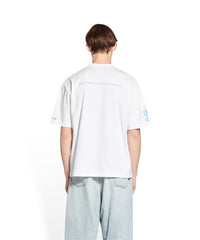 WFP T-Shirt - White & Blue