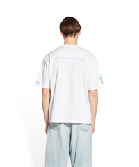 WFP T-Shirt - White & Blue