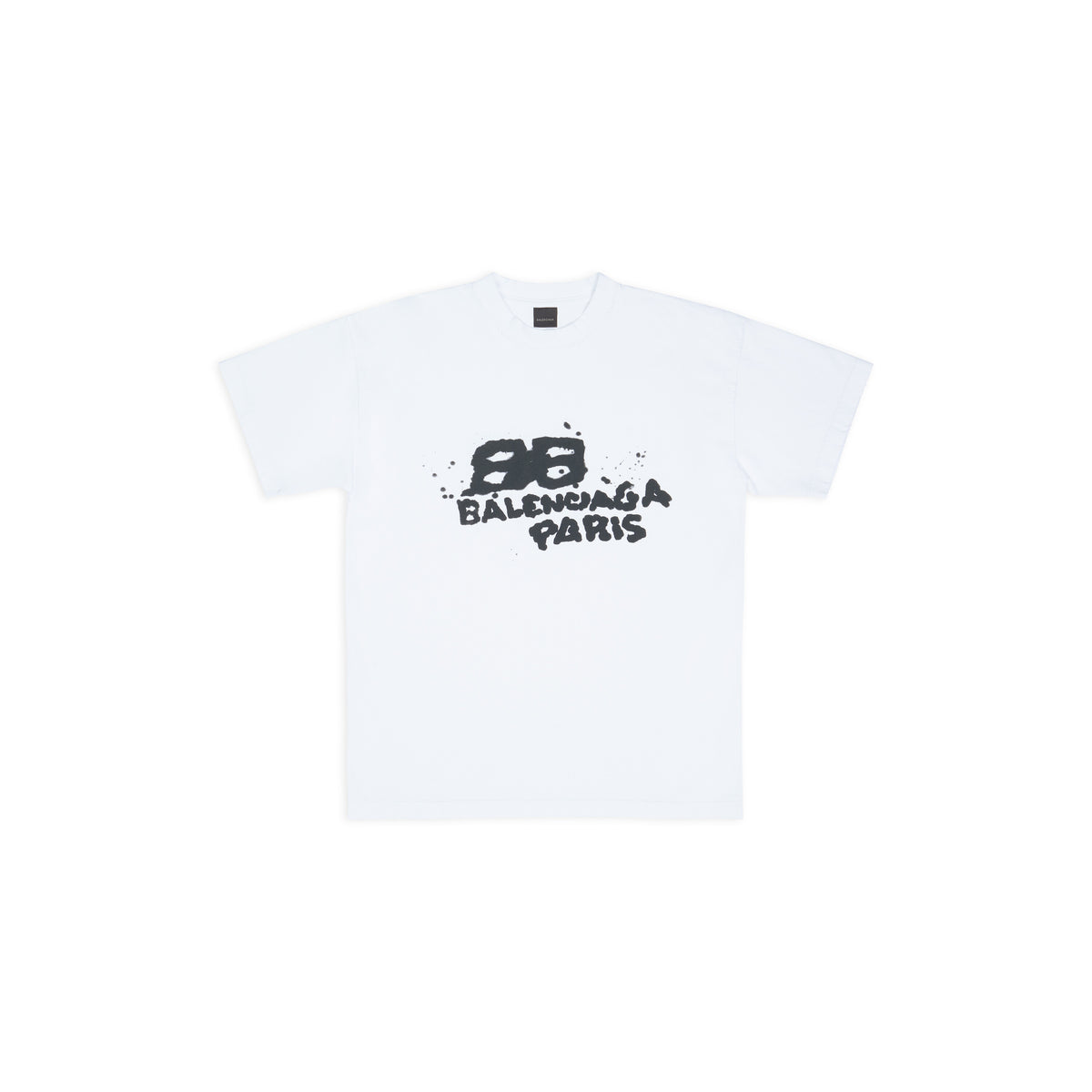 Hand-Drawn BB Icon T-Shirt - White & Black
