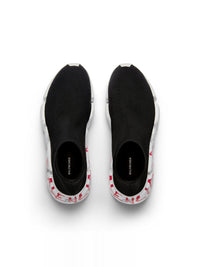 Speed 2.0 Graffiti black & white & red Sneakers - Black & White & Red