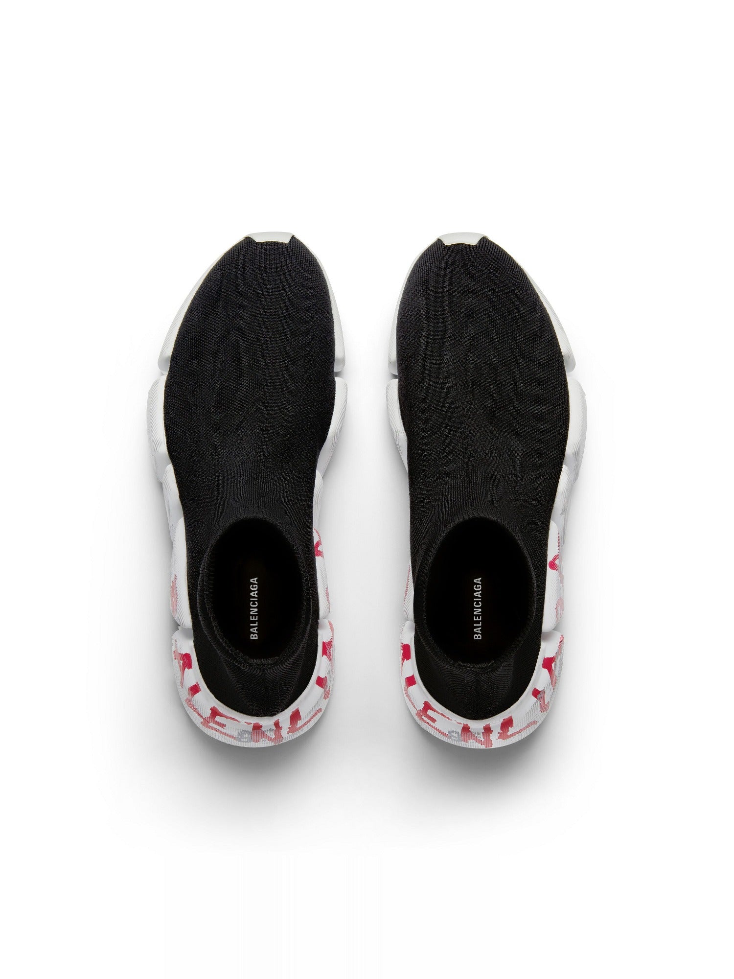 Speed 2.0 Graffiti black & white & red Sneakers - Black & White & Red
