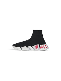 Speed 2.0 Graffiti black & white & red Sneakers - Black & White & Red