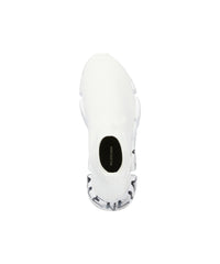 Speed 2. Graffiti Recycled knit Sneakers - White