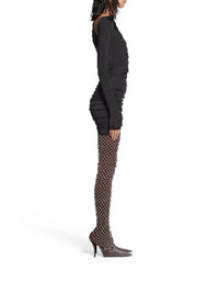 Twisted Mini black Dress - Black